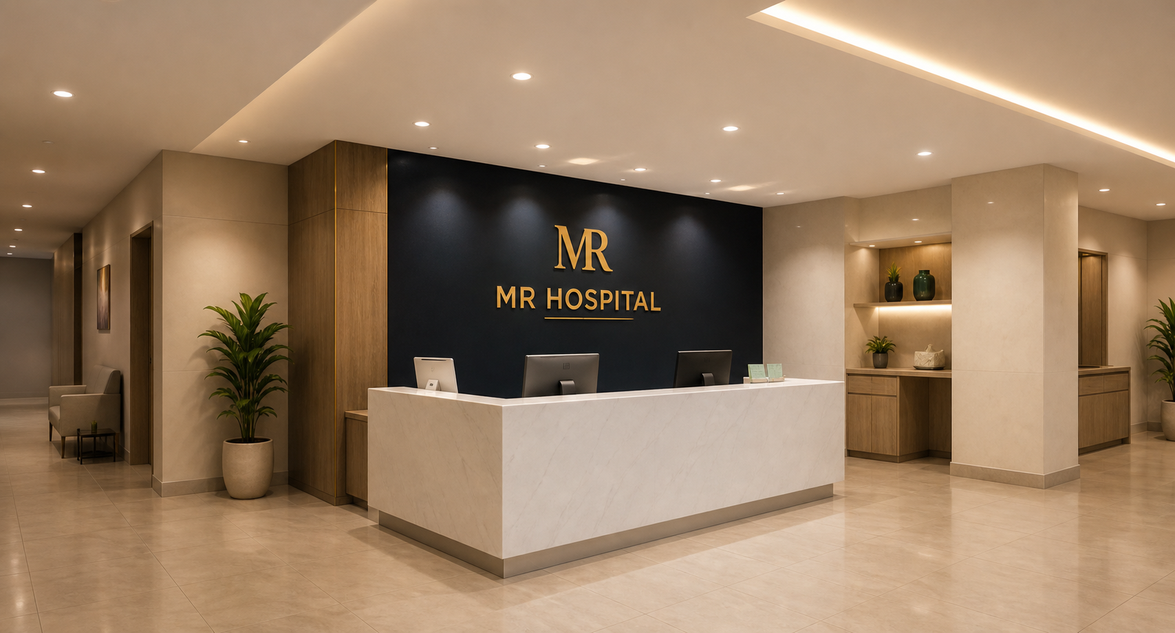 MR Hospital premium reception interior